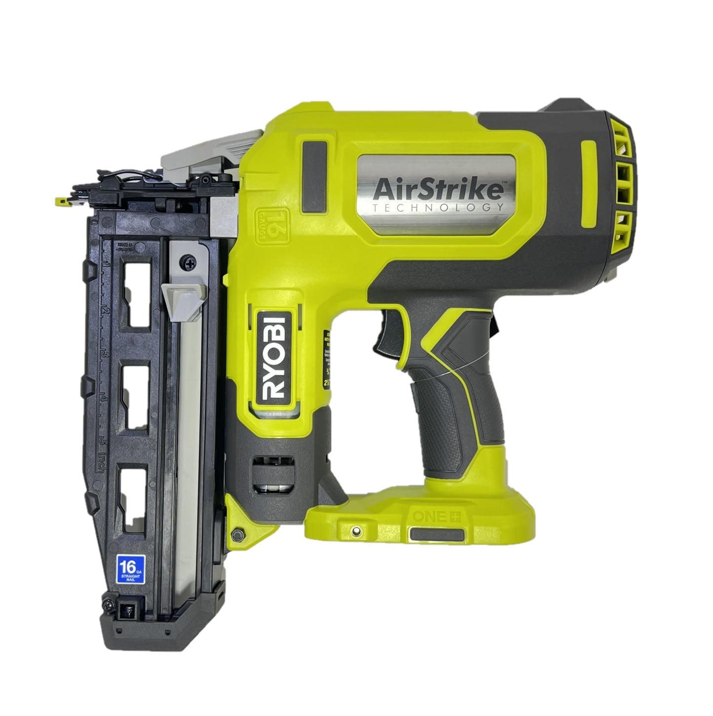 RYOBI ONEAND 18V 16-Gauge Cordless AIRSTRIKE Finish Nailer with Free 2.0 AH Battery P3