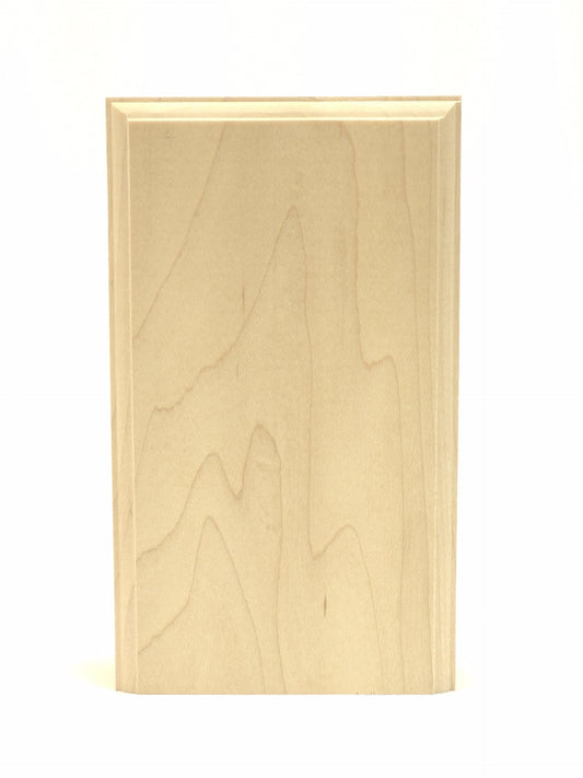 Maupin WOODWORKS Solid Hard Maple 3.5 x 6 inch Plinth Block (2)