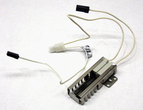 Igniter for gas oven for Electrolux Frigidaire models FFGF3016TBB FFGF3016TBC FFGF3016TMA FFGF3016TSA FFGF3016TSB FFGF3016TSC FFGF3016TWA FFGF3016TWB FFGF3016TWC FFGF3017LBA FFGF3017LBB