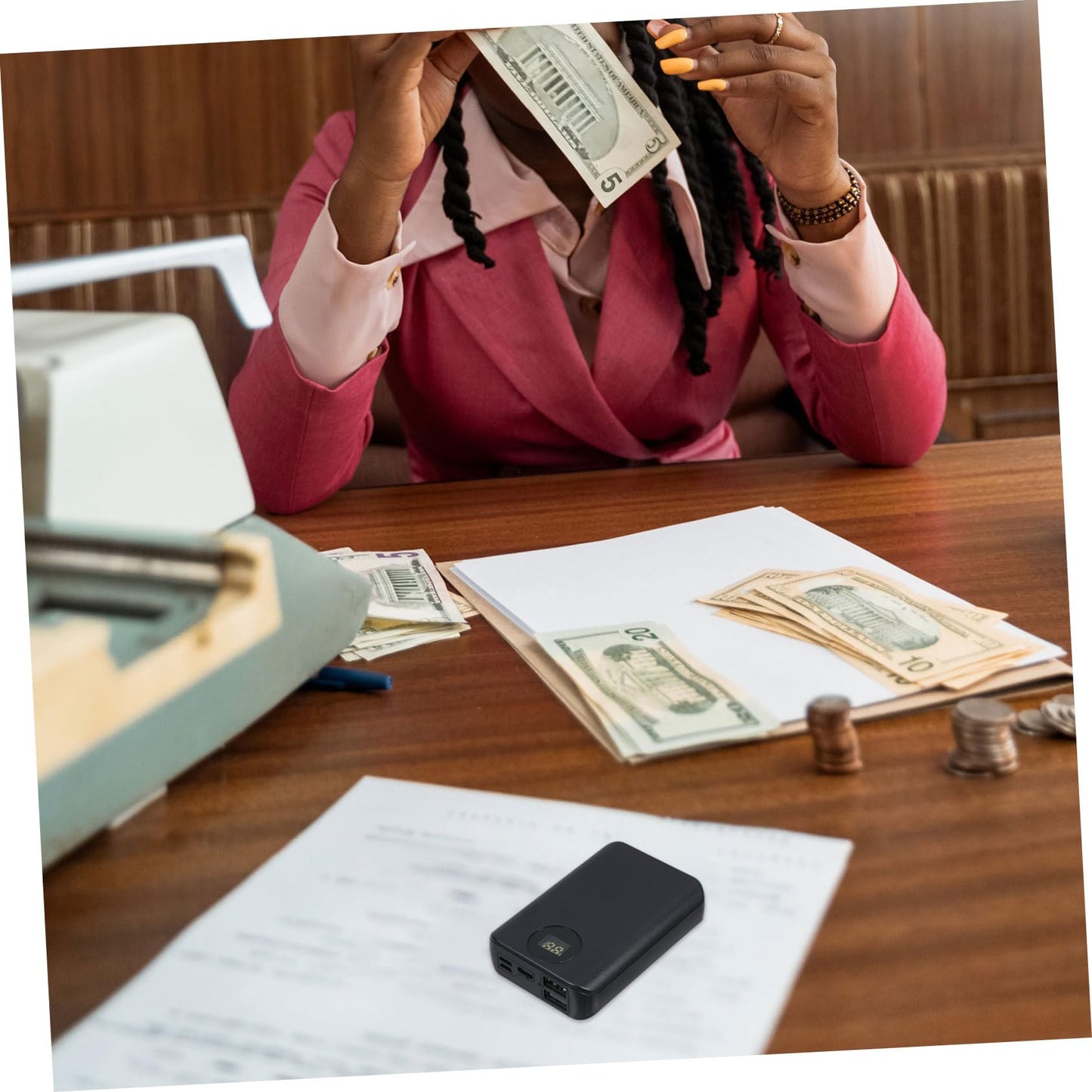 SOLUSTRE Imitation Power Bank Storage Box Safety Box for Money Hidden Compartment for Valuables