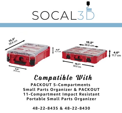 Packout Compact Insert For Milwaukee M12 Cut Off Tool Compact Organizer Tool Accessory