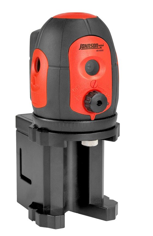 Johnson Level & Tool 40-6680 Self-Leveling 5 Beam Laser Dot, Red, 1 Laser
