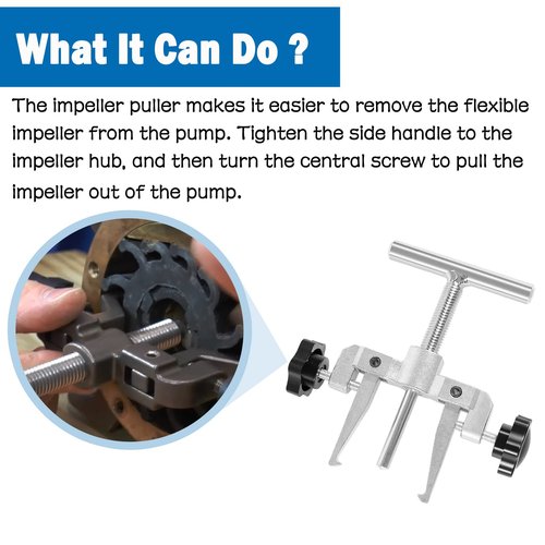 660040-1 Stainless Impeller Puller for impellers 2-1/4" to 2-9/16"