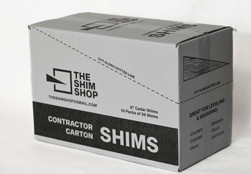 Cedar Wood Shims, 560 Count Bulk Contractor case, 100% kiln Dried 8" Cedar shims