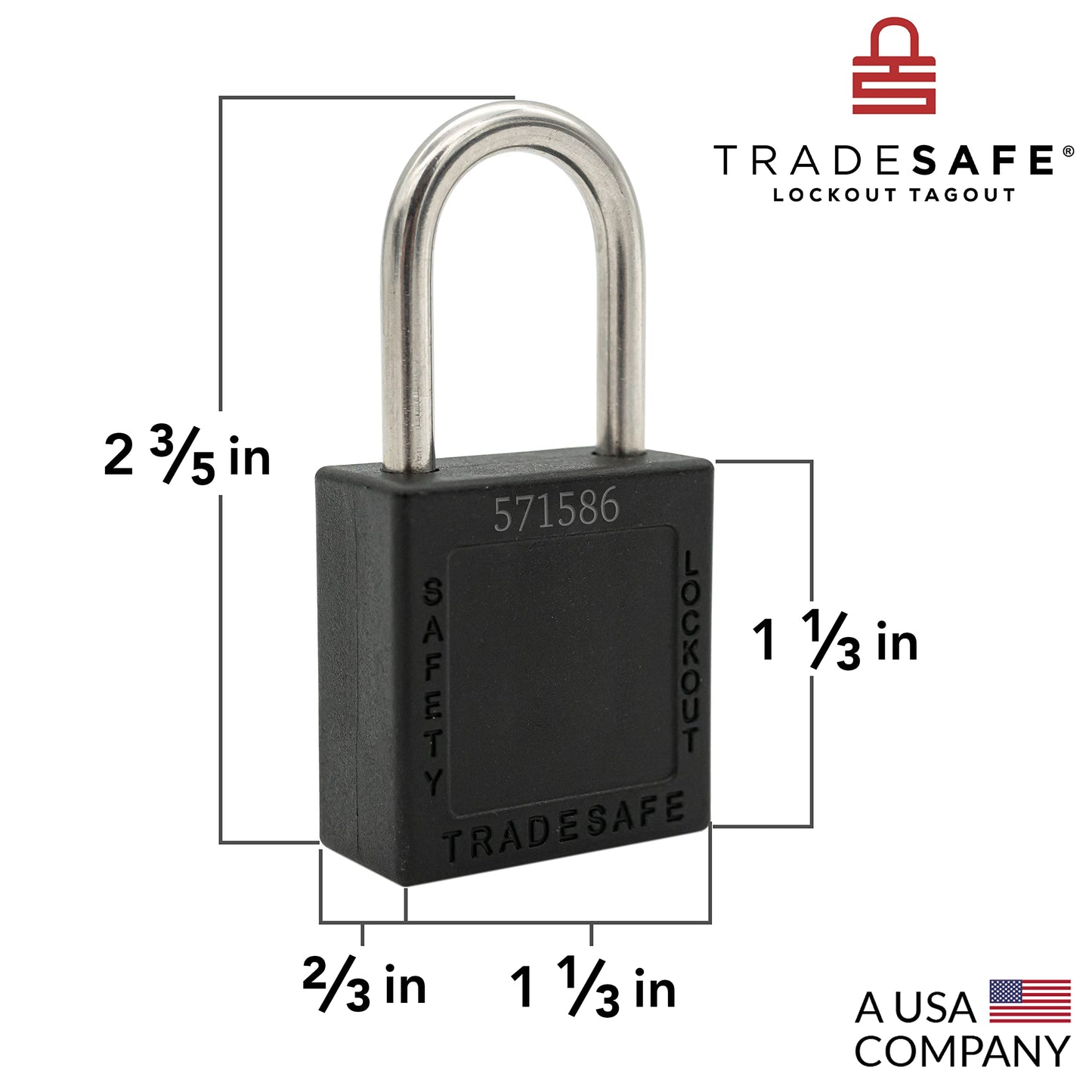 TRADESAFE Outdoor Faucet Lock - Water Spigot Lock, Durable Faucet Locks Outdoor with Keyed Padlock, Prevent Water Theft, Unauthorized Outside Faucet Use