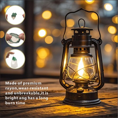 ZIYANGLIN 10 Pcs Propane Lantern Mantles, U Shape Mantles and Standard Shape Lantern Replacement Globe for Outdoor Camping Lantern Lanterns.