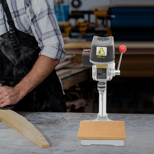 HYDIYGT 340W Mini Bench Drill Press, 50Hz Corded Mini Table Drill, Portable Bench Machine, For Teaching Experiments, Diy Crafts, Or Furniture
