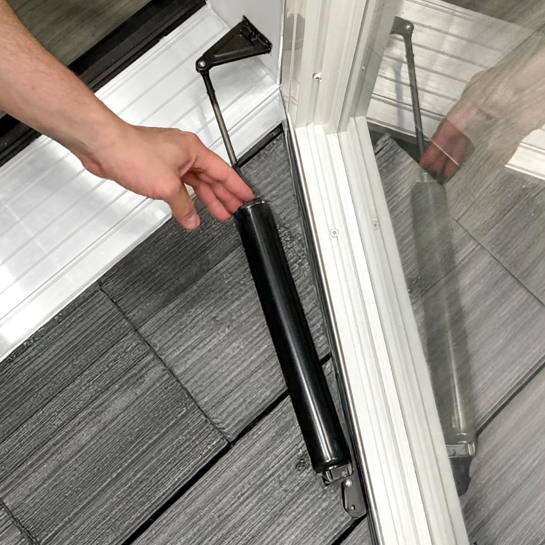 Ideal Security Screen Door Closer, 9", Black