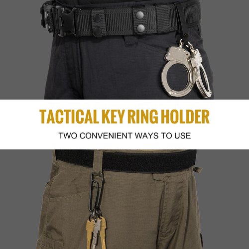 Vismix Nylon Duty Belt with Hook Lining, Key Holder and Belt Keepers