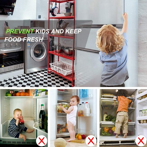 WSDCAM Freezer Door Alarm with Adjustable Delay - 3/15/30/60 Seconds, Refrigerator Alarm, Loud 108 dB