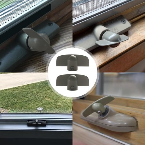 VIDABTE 3/8" Window Crank Handle Replacement, Operator Handles for Andersen Casement/Awning Window, Butterfly Wing Nut T-Handle - 1966 to Present（2 pcs）