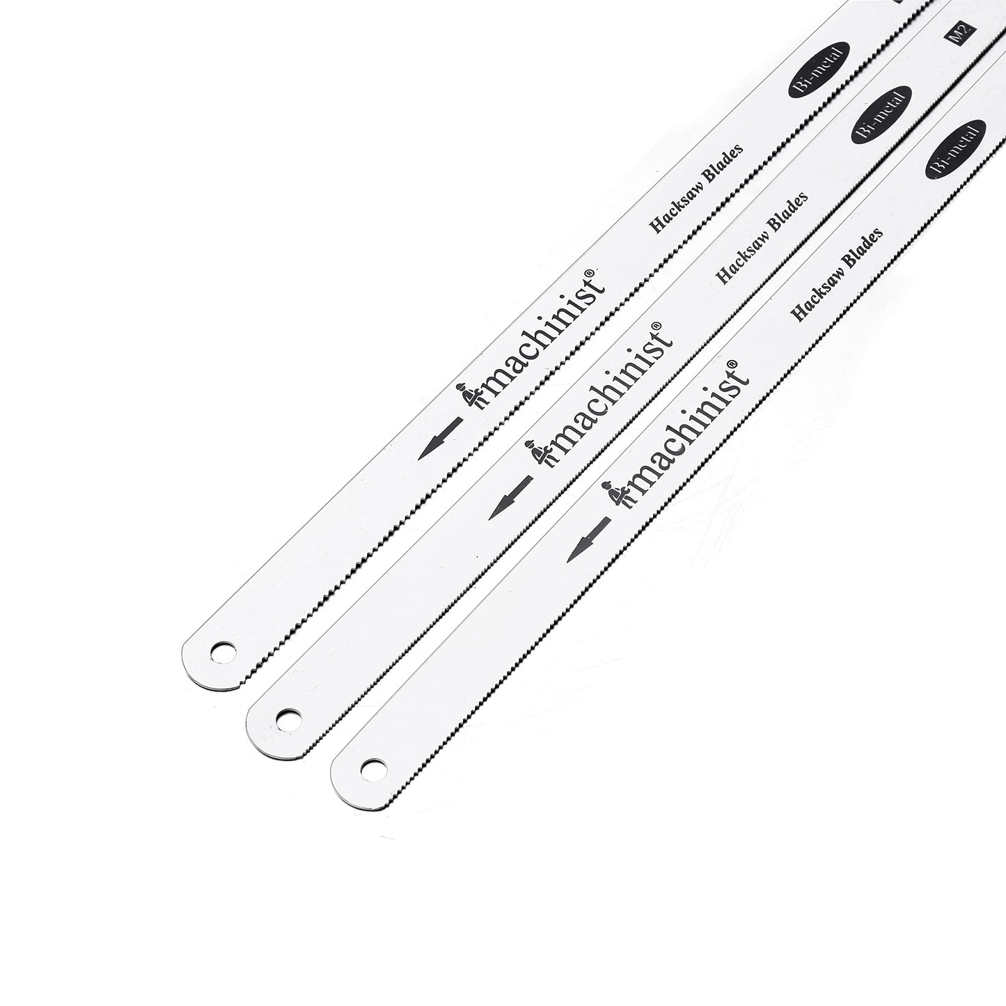 Imachinist S121232x2 M2 Bi-Metal, 12" Inch Long, 1/2" Wide, 32 TPI, Invariable Teeth, Hacksaw Blades for Metal Cutting Hack Saw Replacement Handsaw Set, 2 Pack