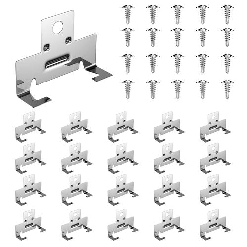 ROOWINTOO Recessed Light Clips for retrofitting recessed Light canisters, Downlight recessed Light Clips for use with Torsion Springs 20 Pack (10 Pairs)