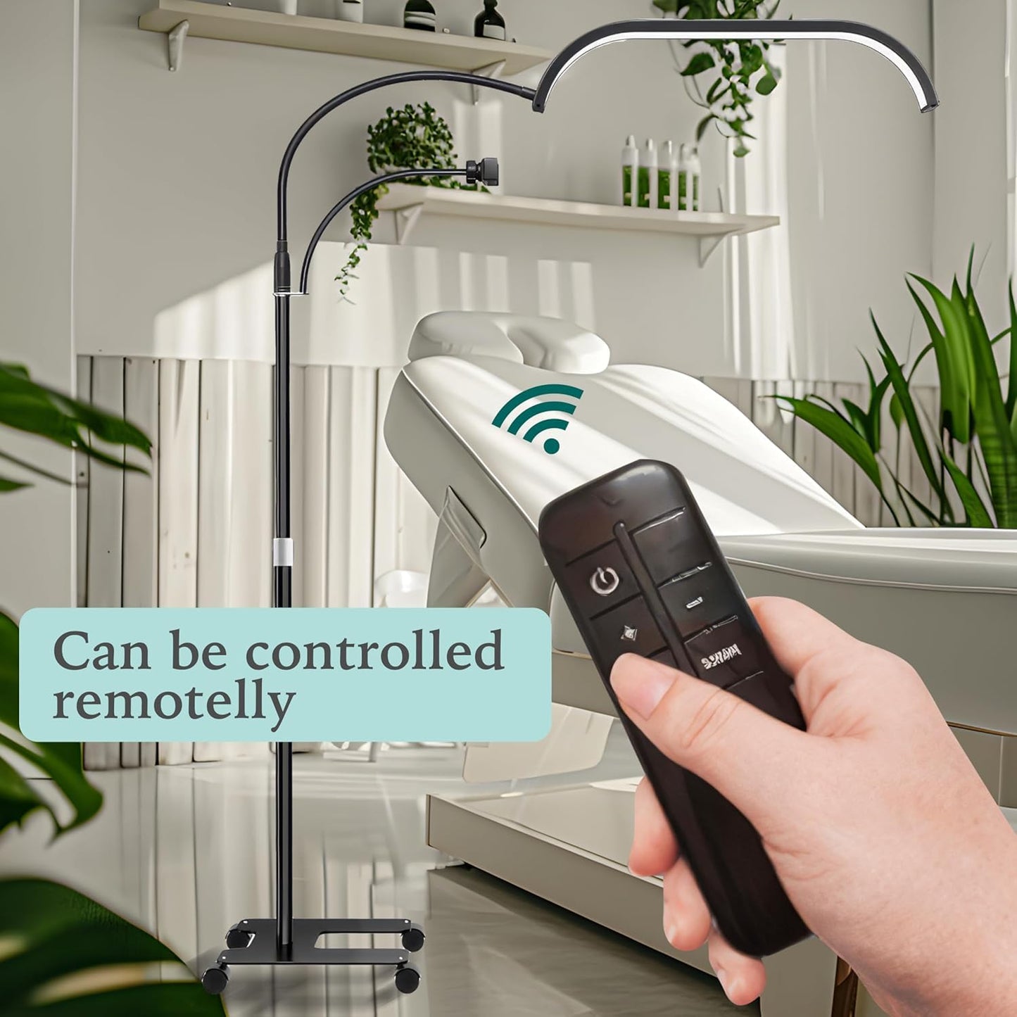 Hi_friend LED Floor Light, Half Moon Lamp for Lash Extension, Lighting for Beauty, Skincare, Lashes, Eyebrows, Filming Content Creation, Lash Lamp for Eyelash Tech