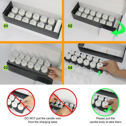 SoulBay Flameless Candles with Remote Control Timer & Charging Base, 12pcs USB Rechargeable Battery LED Tea Lights Candles Small Votive for Lantern Pool Mantle Weddings Emergency Christmas Decorative