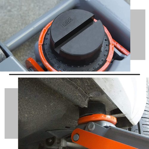 DEDC Universal Jack Stand Pad Adapter Pinch Weld Side Frame Rail Protector 2 Pack