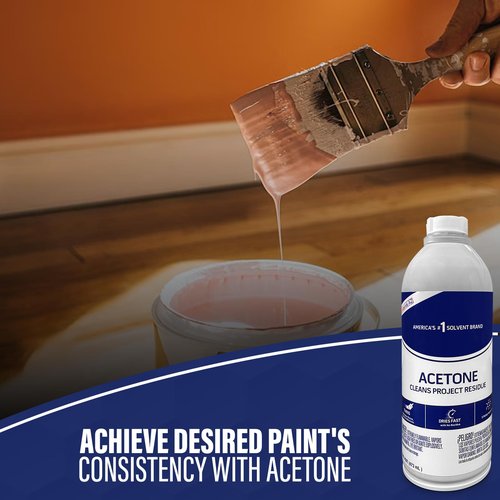 Acetone Pure for Cleaning - Centaurus AZ 100% Pure Acetone – 16Oz - Commercial Acetone - Acetone for Paint Thinning and Degreasing Tools