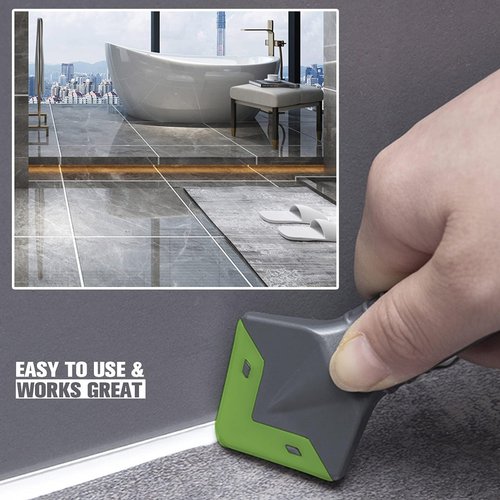9 in 1caulk smoothingand Grouting Tool, silicone remover，Sealant Trimming and Removal Tool with Grout Squeegee for Bathrooms, Windows, Doors, Kitchens, Floors and Tile Squeegee Joint Repair Kit