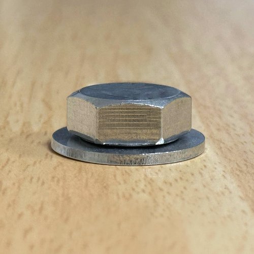 Instockbolt M8 x 16mm OD Flat Washer, 18-8 (304) Stainless Steel Washers Flat, 50PCS