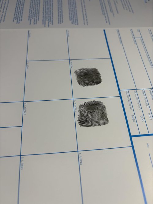 ZHUKEYONG Fingerprint Kit FD-258 Cards, Reusable Ink Pad and Instructions,11-1-20 Newest Version-18 Pack