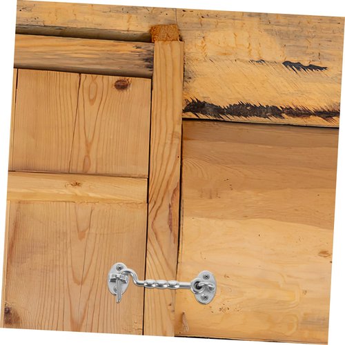 SKISUNO Heavy Duty Marine Grade Cabin Hook and Eye Latch 316 Stainless Steel Windproof Security for Doors Windows