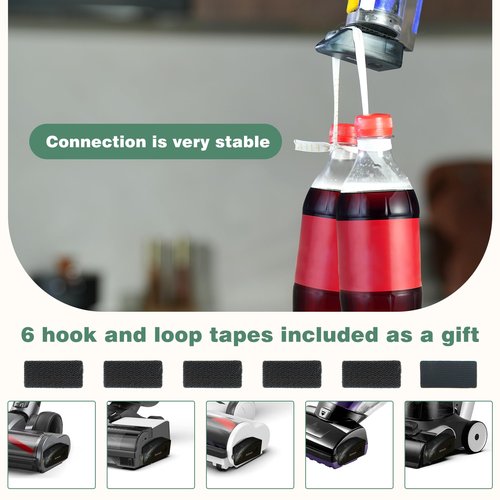 Bahuun Vacuum Cleaner Dust Display LED, Suitable for Dyson & All Vacuum Cleaners, Reveal Microscopic Dust & Illuminate Invisible Pet,Cat, Dog Fur, Vacuum Accessories Upgrade Vacuum Attachments (Black)