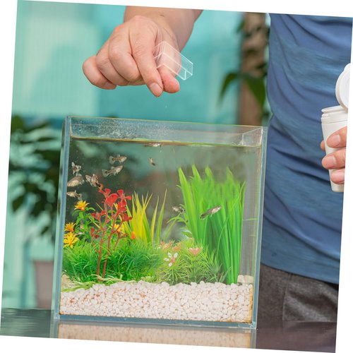 Cabilock 10Pcs Glass Connector Clamp for Aquariums and Display Cabinets Plastic Transparent Clamps for Securing and Partitioning Glass Shelves
