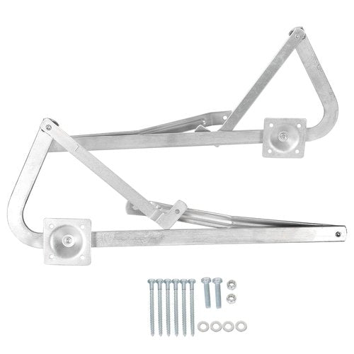 HECASA 55-2 Attic Ladder Spreader Hinge Arms Replacement Counter Balance Arms Hinge Kit Compatible with 2010-Up Werner Mk 5, WU2210, W2208, W2210 Thick Zinc