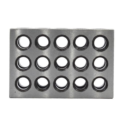 1 Matched Pair 1-2-3 Inch Ultra Precision Steel Parallel Blocks with 23 Holes 0.0002 Machinist Milling