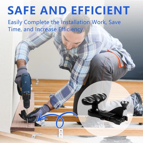 Hideaway Hidden Fastener Installation Tool, Compatible with Trex Hidden Fasteners, Installing Decking Boards Hidden Fastener in One Step, Included Star Drive Bit. Fast&efficient Installation Decking.