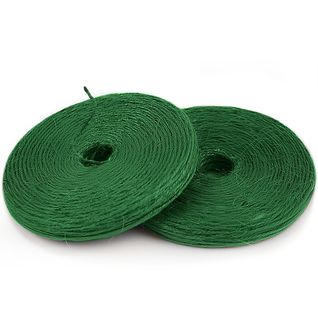 PerkHomy 800 Feet (2Pcs * 400Feet) Garden Twine Strong Natural Jute Long Green Twine for Gardening Tomato Climbing Plant Tie Floristry Crafts Gift Wrapping Packing Decor