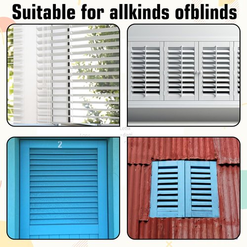85pcs Plantation Shutter Repair Kit for Plantations Spring Loaded Pins Replacement Louvers Staples Windows Shutters Tools Supplies