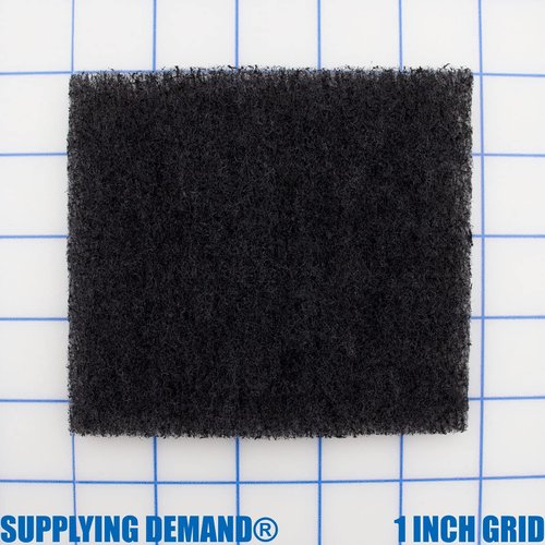Supplying Demand 4151750 554358 Trash Compactor Charcoal Air Filter Replacement 4-1/4 x 4-3/4 x 1/2 Inches
