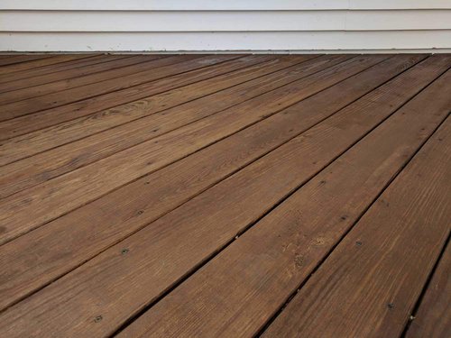 SaverSystems #1 Deck Premium Semi-Transparent Outdoor Wood Stain and Sealer in One - Water Based Wood Stain for Decks, Fences, & Siding - 1 Gallon (Dark Walnut)