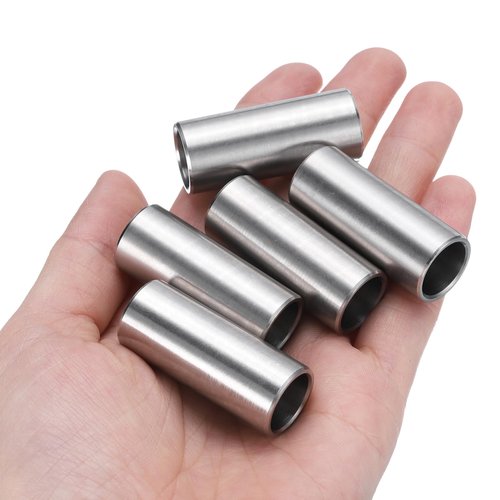 uxcell 5pcs Stainless Steel Spacer 1/2" Bore x 5/8" OD x 1-1/2" Length Screw Standoff Bushing Plain Finish Round Metal Spacer for 1/2 Screws Bolts and Rods