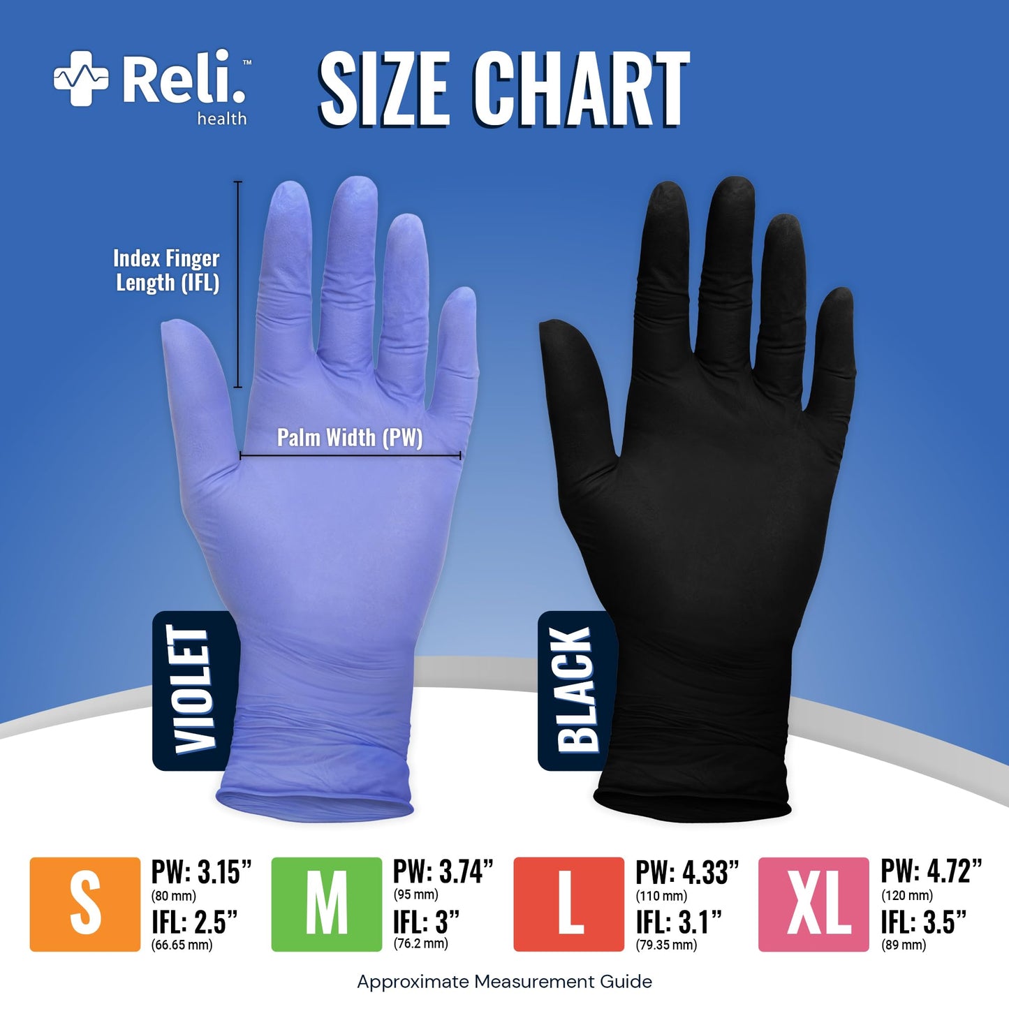 Reli. Black Nitrile Gloves, Medium | Disposable Gloves (1000 Pack, Bulk) | Powder Free, Latex Free, Food Safe | Single-Use | Premium Nitrile Rubber Material for Automotive Work, Cleaning, Cooking