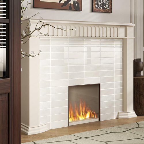 VaryStyle 18-Sheet Beige Backsplash Tile Peel and Stick Subway Wall Tiles Renter Friendly Stick on Backsplash for Kitchen Bathroom Waterproof Removable Mosaic Back Splashes for Stove Fireplace 12"x12"