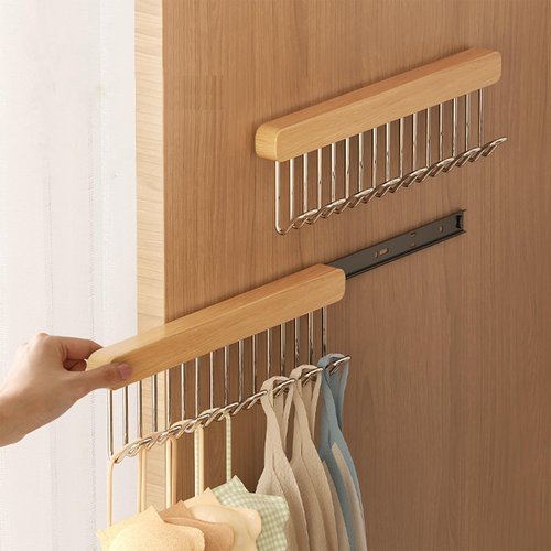2 pack 12 inch valet rods for closets,pull out closet rod pants rack for closet and bra hanger pull out valet rod closet belt rack for closet,slide out closet hanging rod