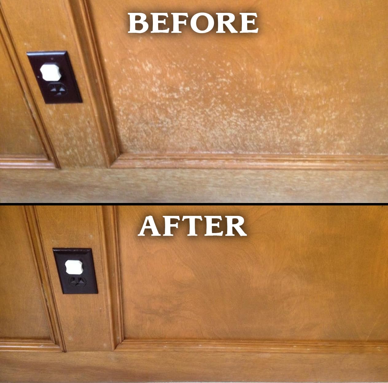 Howard Feed-N-Wax Restorative Wood Furniture Polish and Conditioner 64 Ounce 1/2 Gallon, Beeswax Feeds Wood, Antique Furniture Restoration