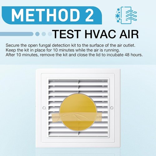 lkiochil Mold Test Kit for Home - 8 Simple Detection Tests for Surface Mold, HVAC System & Indoor Air Quality - DIY Black Mold Detector with Mold Identification Guide, Fast & Reliable Results