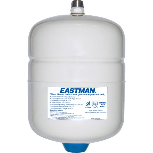 Eastman 60022 60022/DET-5 2 Gallon Expansion Tank, White