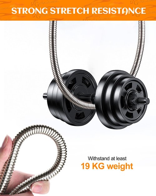 Gallop Domain 118 Shower Hose Extra Long 304 Stainless Steel Nickel Handheld Shower Head Hose Extension/Replacement flexible & Durable G1/2