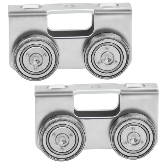 P2750-EG Trolley Assembly 4 Wheel Light Duty for Use with All 1-5/8" P1000, P1001, P5000, P5001, P5500, P5501 or Taller Strut Channel, Unistrut, Superstrut (2Pack)