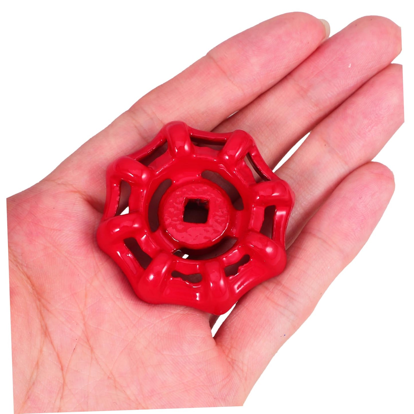 VILLFUL Water Valve Handle for Outdoor Cast Iron Handle Irregular Edge Design for Enhanced Grip