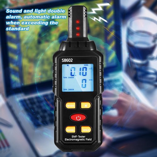 Ghost Hunting Equipment Kit, Emf Meter with 2 Motion Light up Cat Balls, Paranormal Equipment Emf Meter Detector Ghost Equip for Outdoor(White)