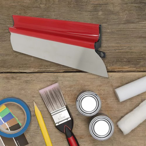 BOLOUY Scraper Smoothing Spatula for Wall Tool Painting Skimming Flexible Finish Spatula Tool Plastering Trowel 25cm/60cm