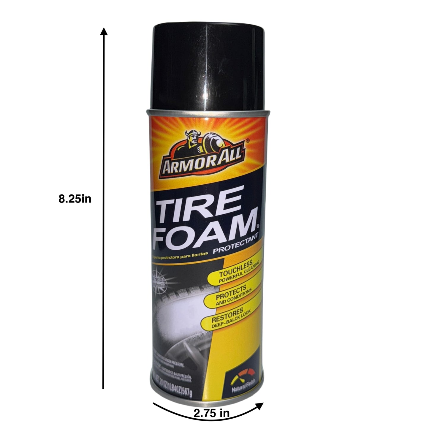 LetPetSet Tire Foam Diversion Safe, Hidden Storage Box, 8 oz Capacity, Key Lock, Blue/Yellow