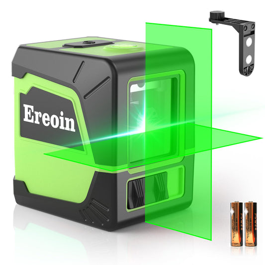 Laser Level Self-leveling Green Cross laser tool with vertical and horizontal lines,360 degree rotation self-leveling mode&IP54 waterproof for Picture Hanging Indoor & Outdoor
