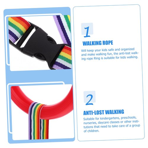 VANZACK 3pcs Walking Rope Handles for Toddlers Leashes Fall Protection for Preschools