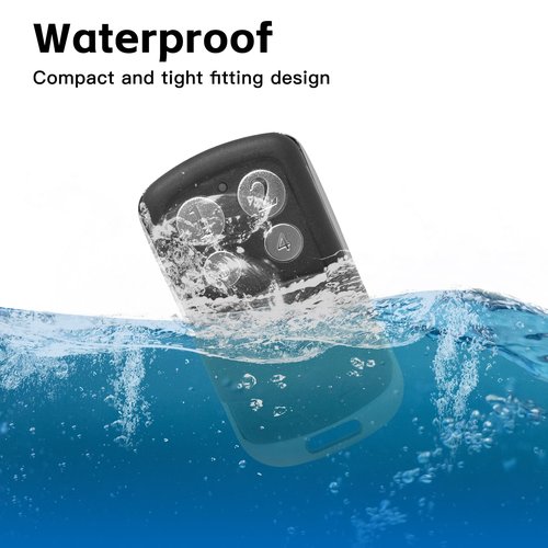 JUJIANG Gate Opener Remote Control Transmitter for Automatic Gate Opener Hardware Control Remote Security Gate Controller with Keychain Electric Rolling Driveway Gate Opener Closer Security Kit Remote